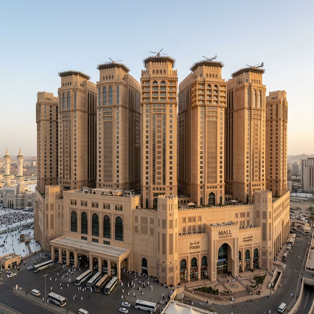 5 star luxury Umrah suite room with Kaaba view